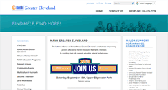 Desktop Screenshot of namigreatercleveland.org
